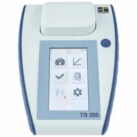 Turbidity meter with a measurement range of 0 to 4000 NTU and an accuracy of ±1.8%. Designed for assessing water clarity in laboratory and field applications such as water quality testing and process monitoring