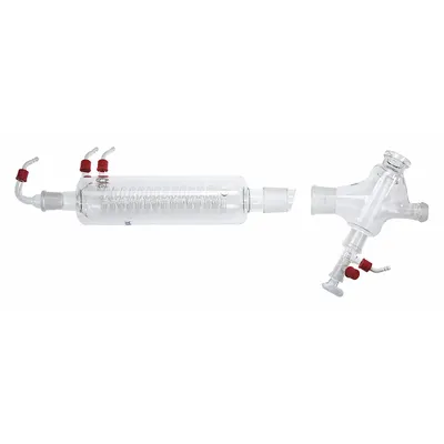 IKA Vertical-Intensive Condenser: Double Jacket and Distributor for - Rotary Evaporator Accessories