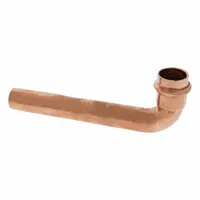 NIBCO Press Elbow Fitting: 90° Extended Elbow, 3/4 in CTS x 3/4 in CTS size, Press-fit x FTG, Copper (MPN 9068100PC)