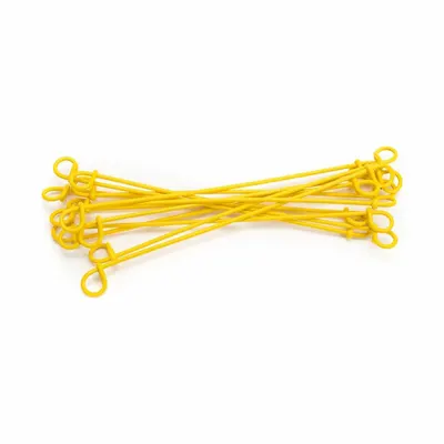 OEM APPROVED VENDOR Double-Loop Wire Tie, PVC Coated, 16 ga, 0.062 in Dia, 5 in Lg - Double-Loop Wire Ties