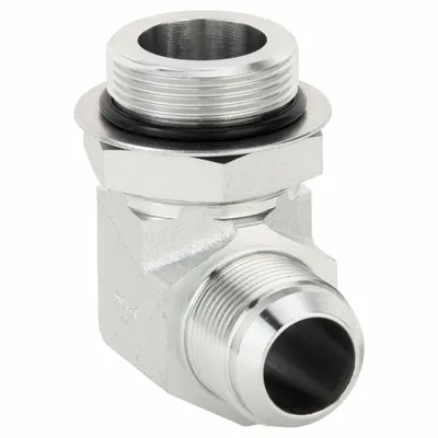 AEROQUIP Hydraulic Hose Adapter: 1 in x 3/4 in Fitting Size, Male x Male, ORB x JIC - ORB-to-JIC Steel Hydraulic Hose Adapters