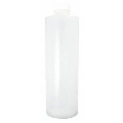QORPAK Sampling Bottle: HDPE, 32 fl oz, 960 mL, Natural, 28-400 Screw Closure Size - HDPE Narrow Mouth Round Lab Bottles