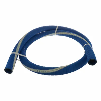 CONTINENTAL Suction and Discharge Hose: 3/4 in Hose Inside Dia., 200 psi, Blue - Polyethylene Bulk Potable Water Suction & Discharge Hoses with Corrugated EPDM Cover and Double Helix Wire Reinforcement