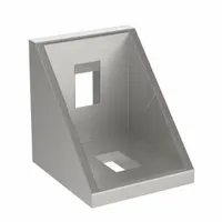 Connection Angle: Inside-Corner Bracket, 20 Series, 18 mm x 18 mm x 18 mm, For 5 mm Slot Wd, 2 Holes (MPN 093W203N06)