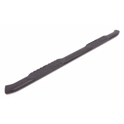 LUND Nerf Bars: Oval, 89 in Overall Lg, 5 in Overall Wd, 5 in Overall Ht, Black - Oval Nerf Bars