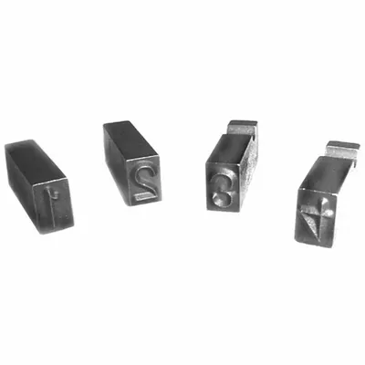 C.H. HANSON C.H - Individual Steel Type Characters