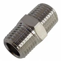 LEGRIS Metal Pipe Straight: Straight, 1/8 in x 3/8 in, Male BSPT Threaded x Male BSPT Threaded (MPN 0900 10 17)