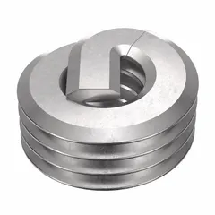 Free-running tanged helical insert for thread repair or reinforcement in metal assemblies. M2-0.40 metric coarse thread, right-hand orientation, 2.1mm length. Made from 18-8 stainless steel with dry film lubricant. Supplied in a 100-piece pack.