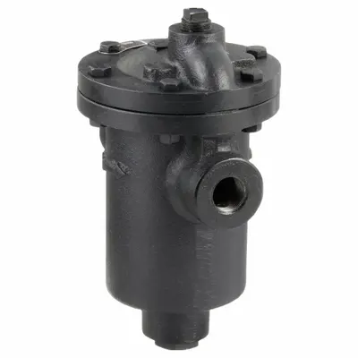 MEPCO Steam Trap: Cast Iron, 1/2 in FNPT, 1,605 lb/hr, 200 psi Max., 450°F Max. - Standard Inverted-Bucket Steam Traps