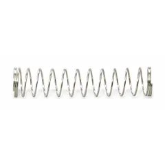 Replacement brush spring for electric motors. Maintains proper brush contact to support consistent motor performance. Suitable for use in conveyors, pumps, fans, and similar industrial equipment.