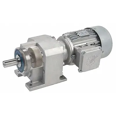 NORD Gearmotor: Inline, Single Output Shaft, 3-Phase, TEFC, 51 RPM - Inline Shaft Washdown-Duty AC Gearmotors