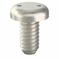 Tamper Resistant Screw: 1/4"-20 Thread Size, 1/2 in Lg, Stainless Steel, Plain, Pan, Spanner, 25 PK (MPN 121290)