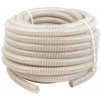 Water Suction Hose: 1 in Hose Inside Dia., 106 psi, Clear/White, 100 ft Hose Lg (MPN 20013493)