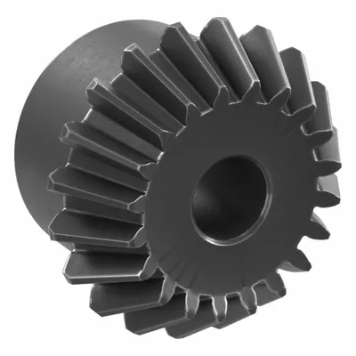KHK GEARS Angular Miter Gear: For 60° Shaft Angle, Module m 1.5, 20 Teeth - Straight Teeth Metric Angular Shaft Miter Gears