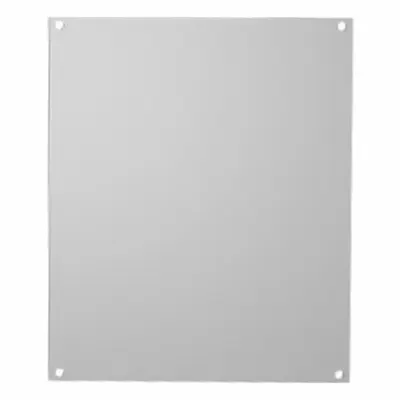 HAMMOND Enclosure Panel: Back Panel Panel, 6.25 in Overall Ht, 6.25 in Overall Wd - Interior Mounting Panels