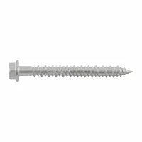 DEWALT Screw Anchor: 4 in Overall Lg, 3/16 in Dia, Stainless Steel, Stalgard®, Hex, Hex, 50 PK (MPN DFM3EML365)
