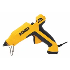 Manual-feed hot melt applicator gun with finger-trigger actuator. Operates at 120V and delivers 50 sticks per hour. UL Listed. Suitable for bonding, packaging, and assembly applications.