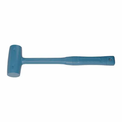 AMERICAN Mallet: Thermoplastic Polyurethane Handle, 3 lb Head Wt, 2 in Dia - Plastic Mallets