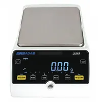 ADAM EQUIPMENT Compact Bench Scale: 2,600 g Capacity, 0.01 g Readability, 0.01 g Repeatability, ABS (MPN LTB2602e)