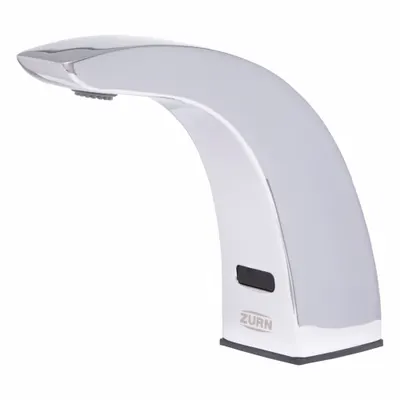 ZURN Kitchen and Bathroom Sensor Faucet: AquaSense, Brass, Chrome Finish, Single-Post - Single-Post Sensor Bathroom Faucets