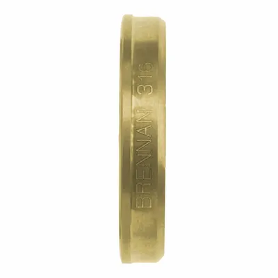 BRENNAN INDUSTRIES Clean & Bagged Double-Ferrule Brass Compression Fitting - Clean & Bagged Double-Ferrule Brass Compression Fittings