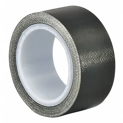 TAPECASE Cloth Tape: 2 in Wd, 5 yd Lg, 7 mil Thick, Silicone, Polyethylene Coated Cloth - PTFE Slick Surface Tape
