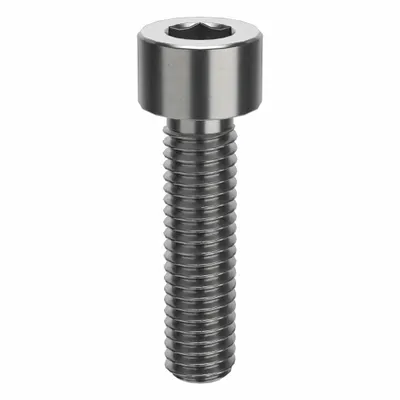 AMPG Socket Head Cap Screw: #10-32 Thread Size, 3/4 in Lg, Std, Plain, Stainless Steel - Inch System Standard Socket Head Cap Screws