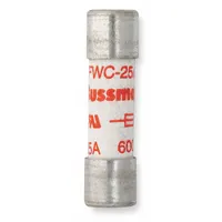 Semiconductor Fuse: FWC Series, Fast-Acting, 25 A, 600 V AC, 700 V DC DC Volt Rating, Non-Indicating (MPN FWC-25A10F)