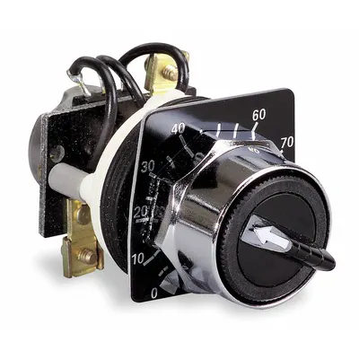 SCHNEIDER Potentiometer: 30 mm Panel Mounting Size - Potentiometers with Dial Plates & Operators