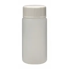 APPROVED VENDOR 986722 HDPE Scintillation Vial, 20 mL, White, Round Bottom, Self-Standing, with Foil/Metal Cork Lined Closure