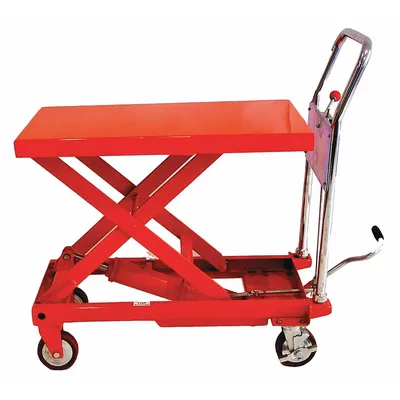 SOUTHWORTH Scissor Lift Table: Not Powered, 600 lb Load Capacity, 32 in L x 20 in W - Manual Scissor-Lift Tables