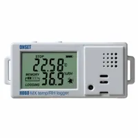 HOBO Data Logger: 0%to 90% Relative Humidity Measured, -4°F to 158°F, -20°C to 70°C, MX1101, Windows