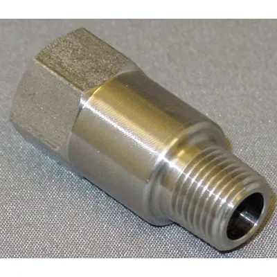 OEM Piston Spring Check Valve: Piston - Stainless Steel Inline Piston Check Valves
