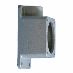 Aluminum straight dead end hub back box rated 30 A with 0.5 in hub size. Used as a termination enclosure for conduit runs in industrial electrical systems, providing a junction point for wiring connections.