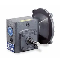 BOSTON GEAR Speed Reducer: 5:1, 350 RPM, 0.3 hp Input Max, 55 in-lb Output Max, Round, 42CZ (MPN F710-5-B4-G)