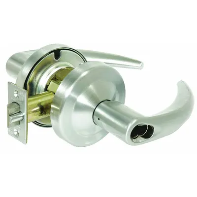 SCHLAGE Door Lockset: Storeroom Lever Locksets, Chrome - Electric Lever Locksets