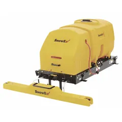 The SNOWEX VSS-2000 is a cordless skid-mount sprayer with a 200-gallon tank, designed for tailgate mounting on trucks. It is used for applying liquids such as de-icers, herbicides, or fertilizers in municipal, agricultural, and commercial fleet operations. Battery-powered operation provides portability for mobile liquid application tasks.