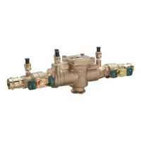 WATTS Reduced Pressure Zone Assembly: LF009, Std Configuration, Bronze, 1 in Pipe Size, Press (MPN 1 LF009M2-QT-PRESS)