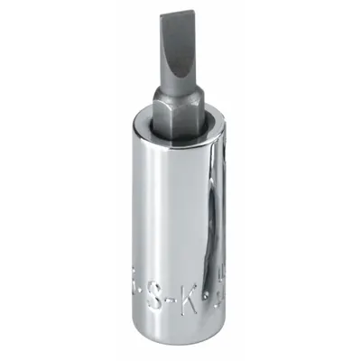 SK PROFESSIONAL TOOLS Socket Bit: 1/4 in Drive Size, Slotted Tip, 5/16 in Tip Size - Slotted Bit Sockets