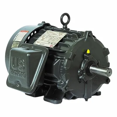 U.S. MOTORS Motor: Rigid Base Mount, Totally Enclosed Fan Cooled, 20 hp, 230/460V AC - Rigid Base 3-Phase General Purpose AC Motors