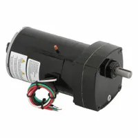 DAYTON AC Gearmotor: Parallel, Single Output Shaft, PSC, TENV, 63 RPM, 49 in-lb Max Torque, 115V AC (MPN 6Z083)