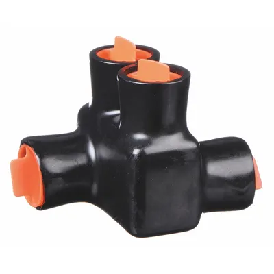 BLACKBURN Multitap Connector: 2 Port, Double-Sided Entry, 10 AWG – 250 kcmil Wire Size - Dry-Location Double-Sided Entry Multitap Connectors