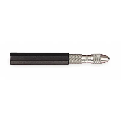 STARRETT Pin Vise: Pin Vise, 1 mm Max Size - mm, 0 in Min Size - Inch, PVC Coated Grip - Pin Vises