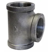 Metal Pipe Tee: 4 in x 4 in x 4 in, Threaded x Threaded x Threaded, Class 150, 300 psi @ 150°F (MPN 0310031604)