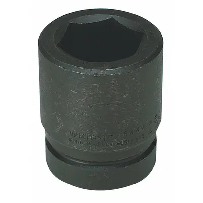 WRIGHT TOOL Impact Socket: 1 in Drive Size, SAE, 3 1/4 in Socket Size, 6-Point, Std - 1" Drive Impact Sockets
