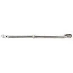 Adjustable arm tubing for vehicle mirror assemblies, allowing flexible positioning of the mirror head. Used in commercial truck and bus applications to improve driver visibility and reduce blind spots.