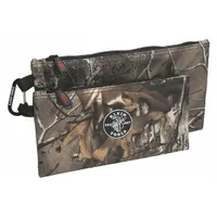 KLEIN TOOLS Tool Bag: 12 1/2 in W x 11/16 in D x 7 in H, Camouflage, Polyester, 2 Bags, 2 PK (MPN 55560)