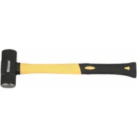 Steel Engineering Hammer: Fiberglass Handle, 3 lb Head Wt, 1 1/2 in Dia, 15 in Overall Lg (MPN 6DWL5)