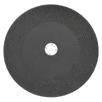 NORTON Abrasive Cut-Off Wheel: Type 1, 20" x 3/16" x 1", Aluminum Oxide, 24 Grit, Gemini Long Life (MPN 69078609034)