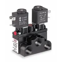 ARO Solenoid Air Control Valve: Alpha, Four-Way / Two-Position, 24V DC, 3/8 in Female NPT, 150 psi (MPN A213SD-024-L)